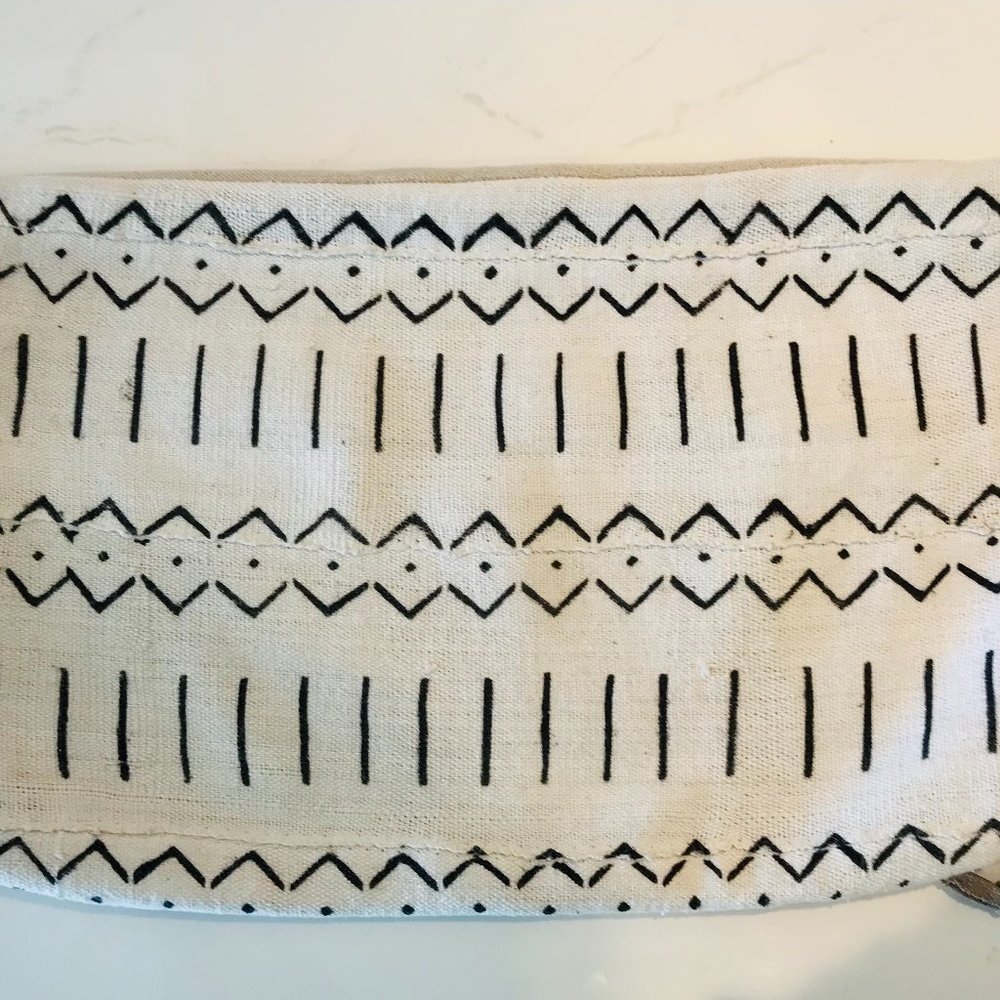 Restoration Hardware Handwoven African Mud Cloth Pillow Cover